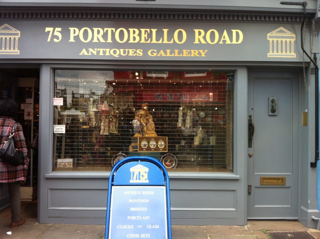 Portobello Antiques Market Maria Bristoll