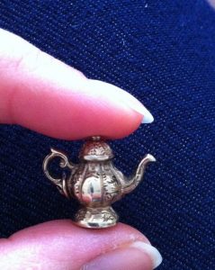 Teapot Gold Pendant