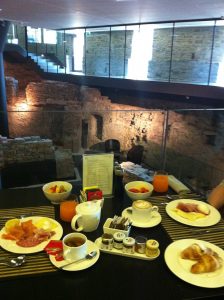 Breakfast by the Roman Ruins Bergamo
