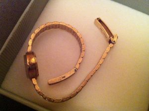 longines gold bracelet watch