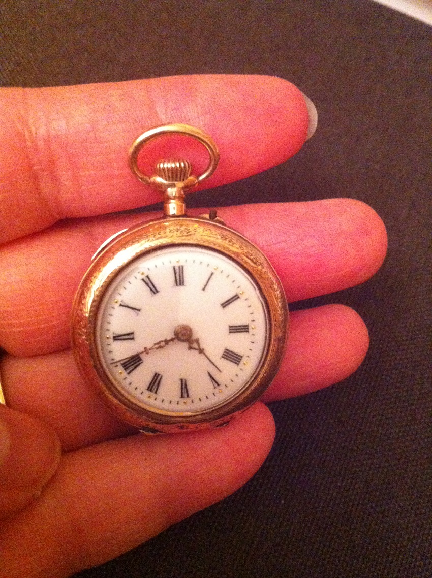 antique ladies pocket watch