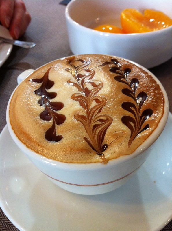 The most beautiful cappuccino by Alghero City Hotel