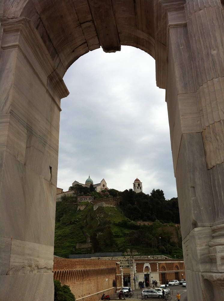 View from Trajan Arch