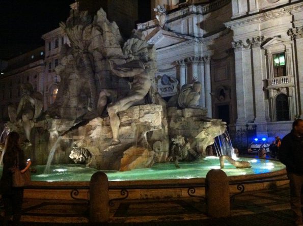 Bernini's Fountain at Piazza Navona
