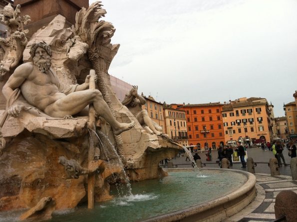 Neptune or God of River in Piazza Navona