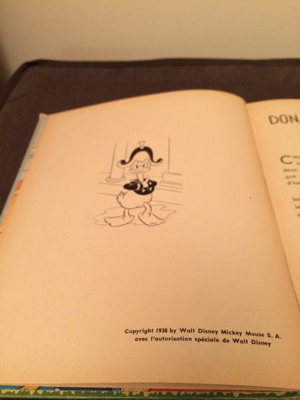 Copyright 1938 by Walt Disney Mickey Mouse