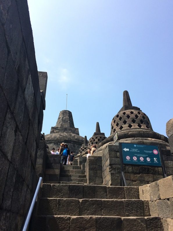 Steps in Candi Borobudur