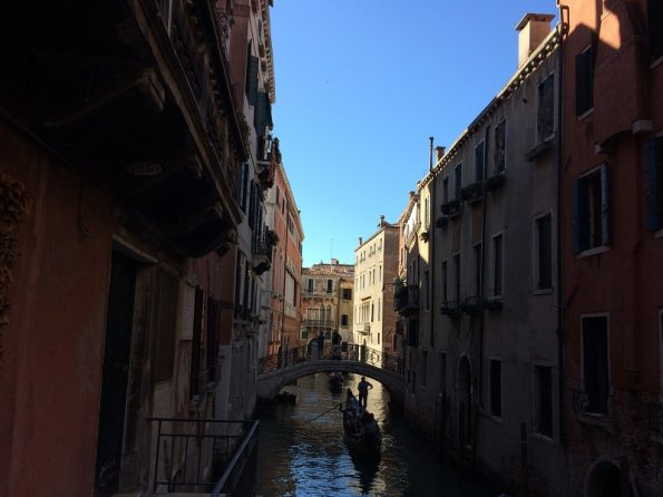 Beautiful Gondola and Bridge