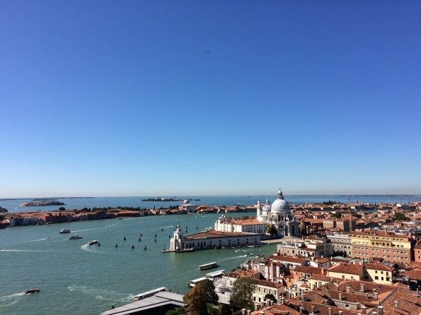 Blue sky and blue lagoon Venice