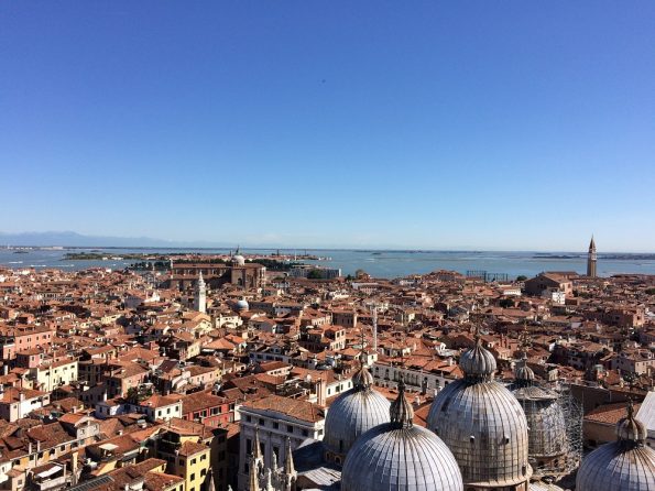 Breathtaking view from the Venice Bell Tower