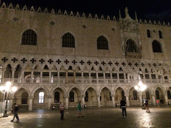 The Venetian Doge's Palace by Night