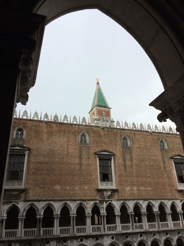 View of the Bell Tower from Palazzo Ducale
