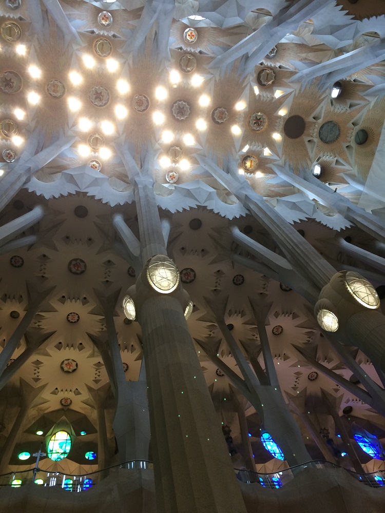 Pillars at Sagrada Familia