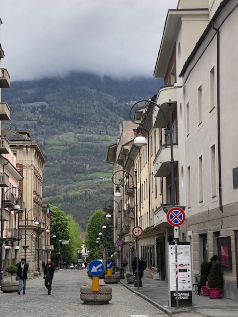 Aosta mountain views