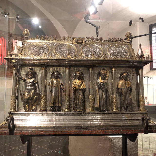 Very impressive gilded silver antiques probably from the old bishop of Aosta