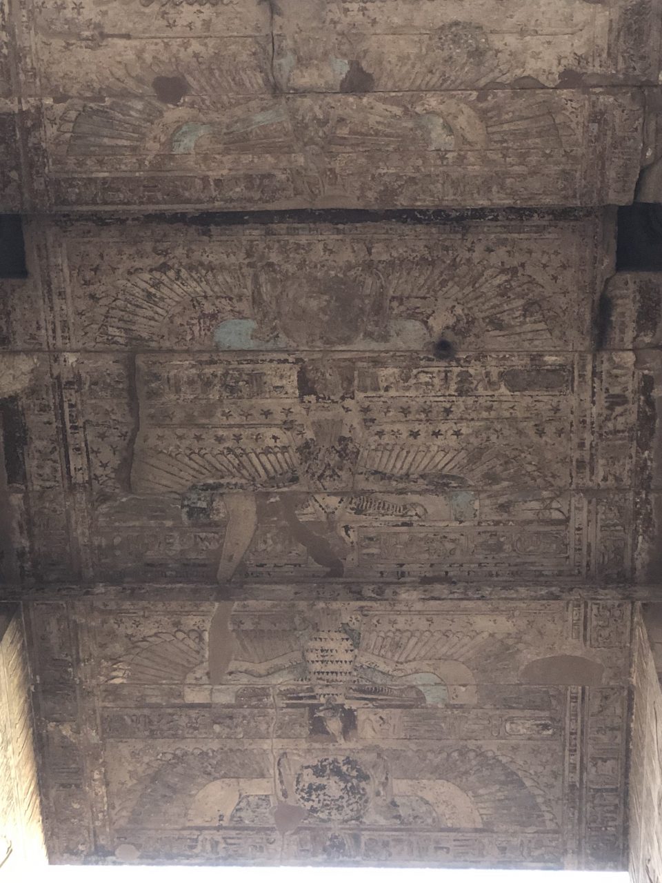 Edfu Temple ceilings