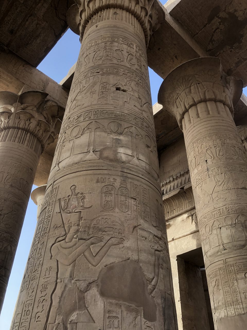 Pillars at Kom Ombo Temple
