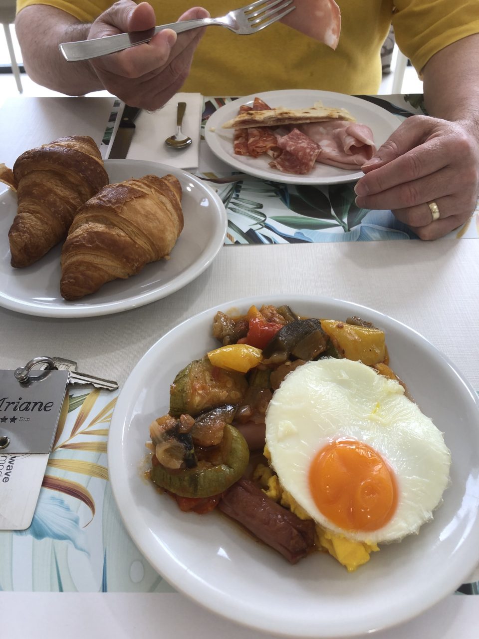 Breakfast from Hotel Ariane, Rimini