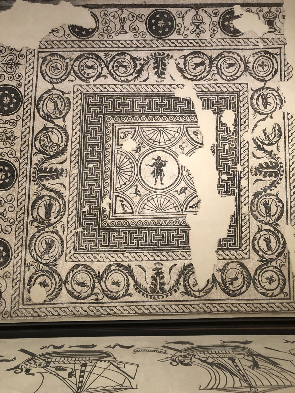 Roman geometric floor mosaics