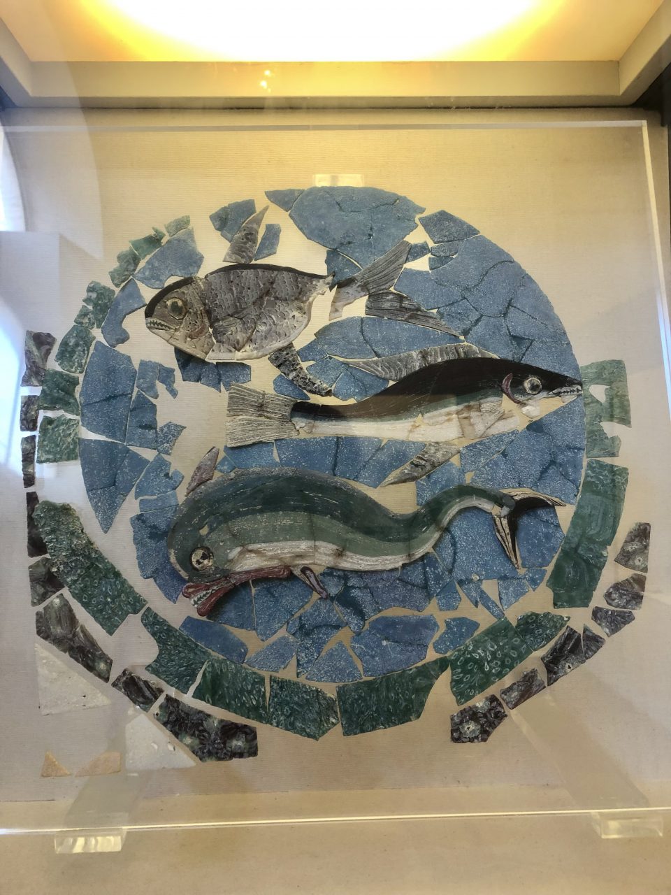 Pannello decorativo con pesci