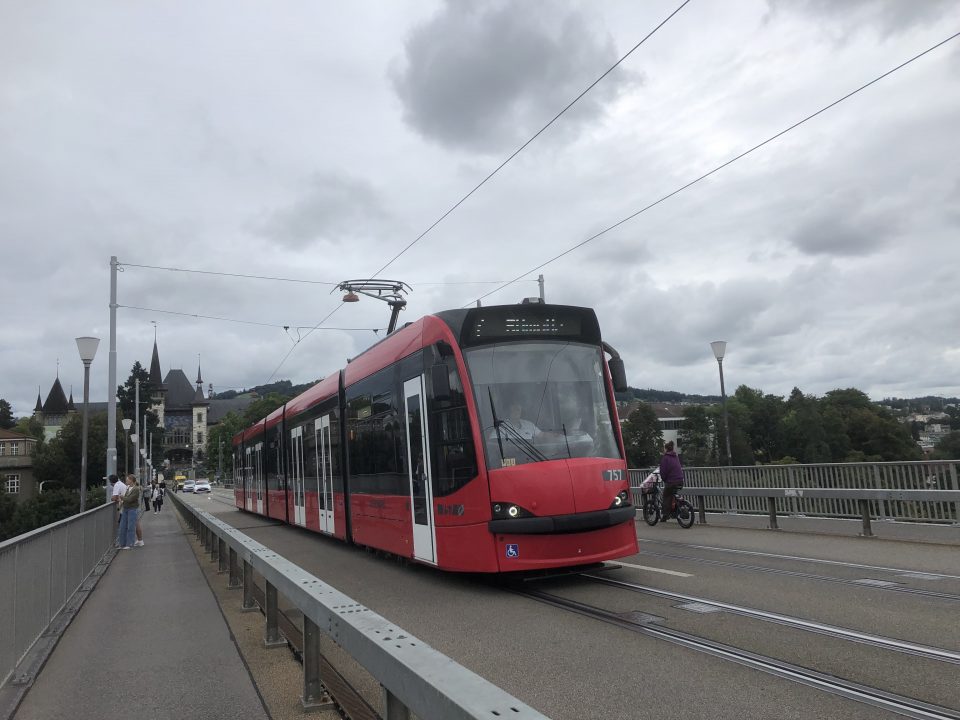 Trams at Bern