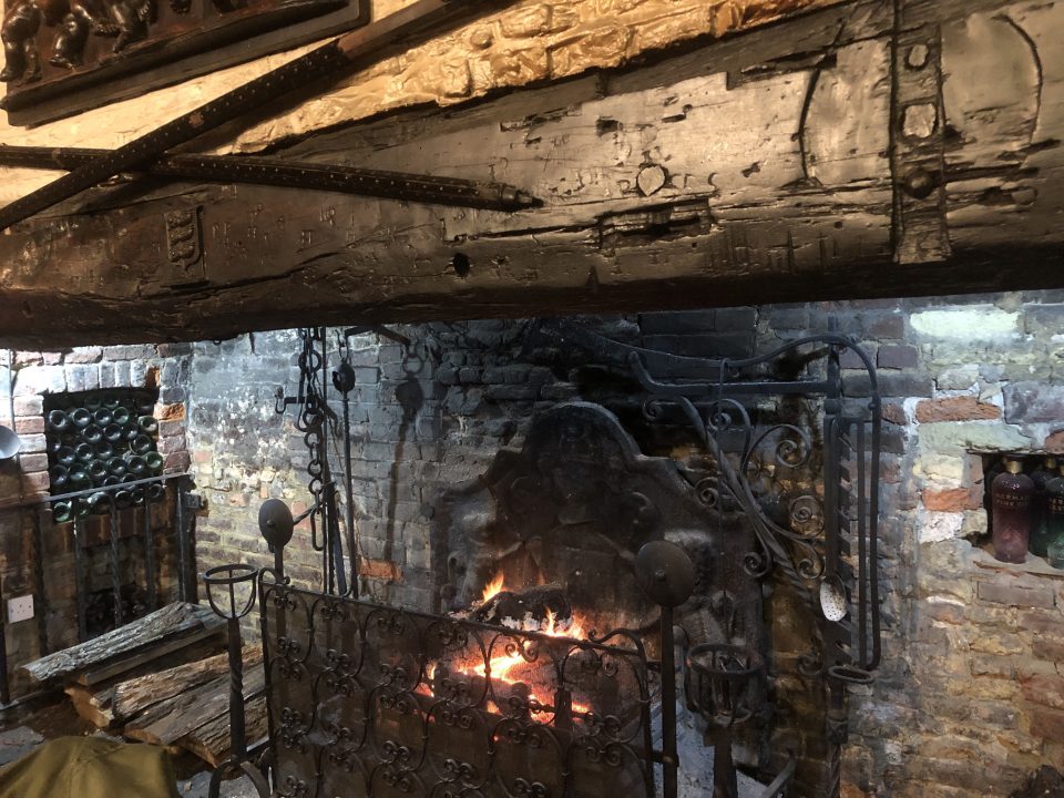 Mermaid Inn giant fireplace