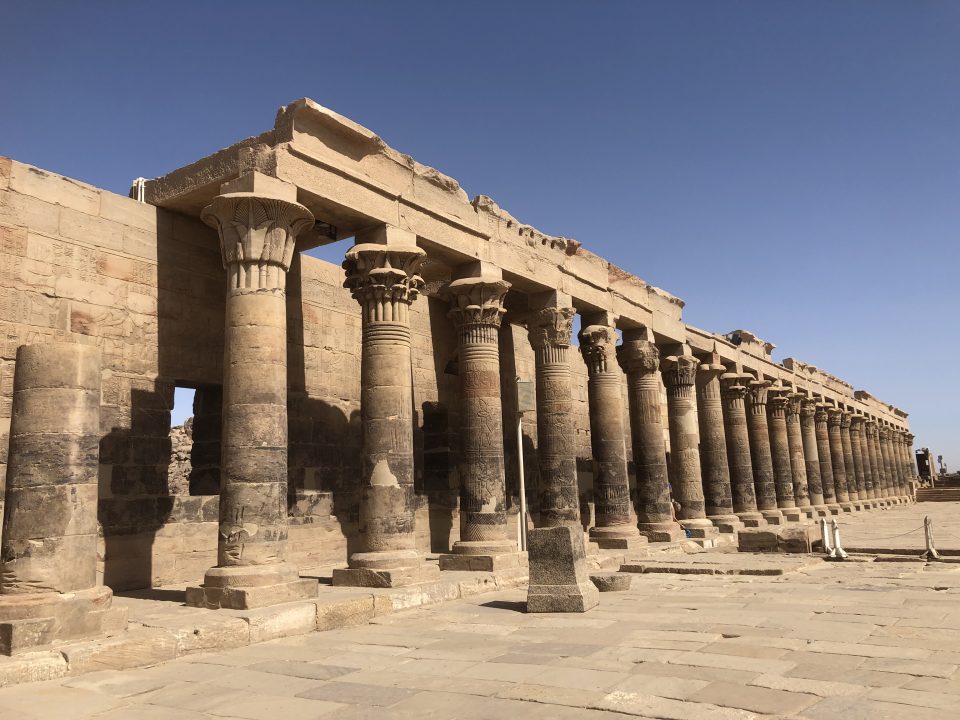 Temples of Philae Roman columns