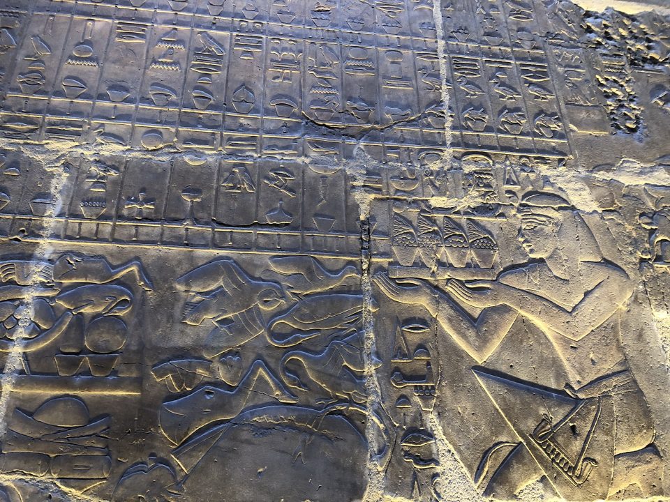 Luxor Temple carving
