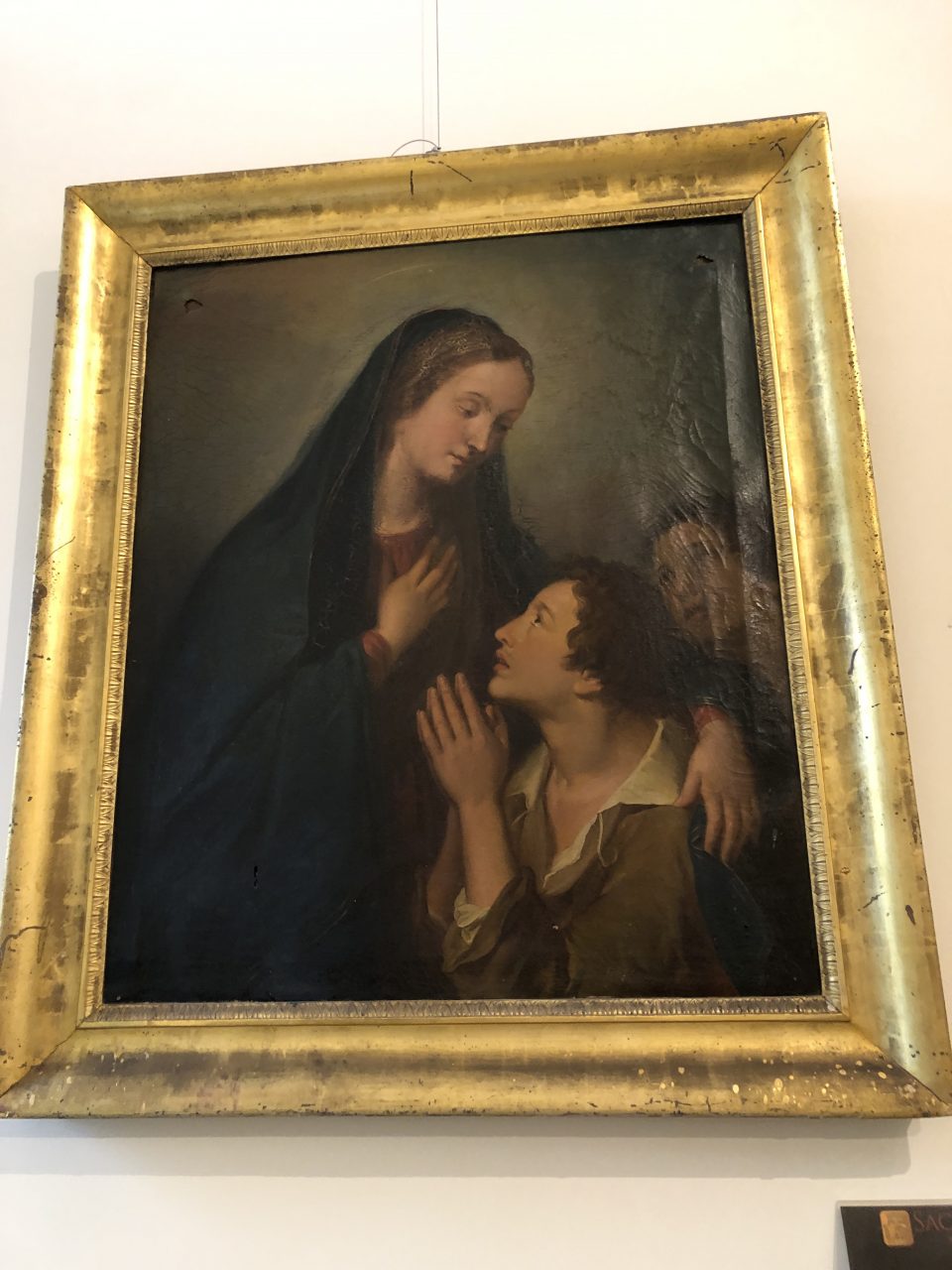 Painting inside Monastery of Santa Caterina d'Alessandria