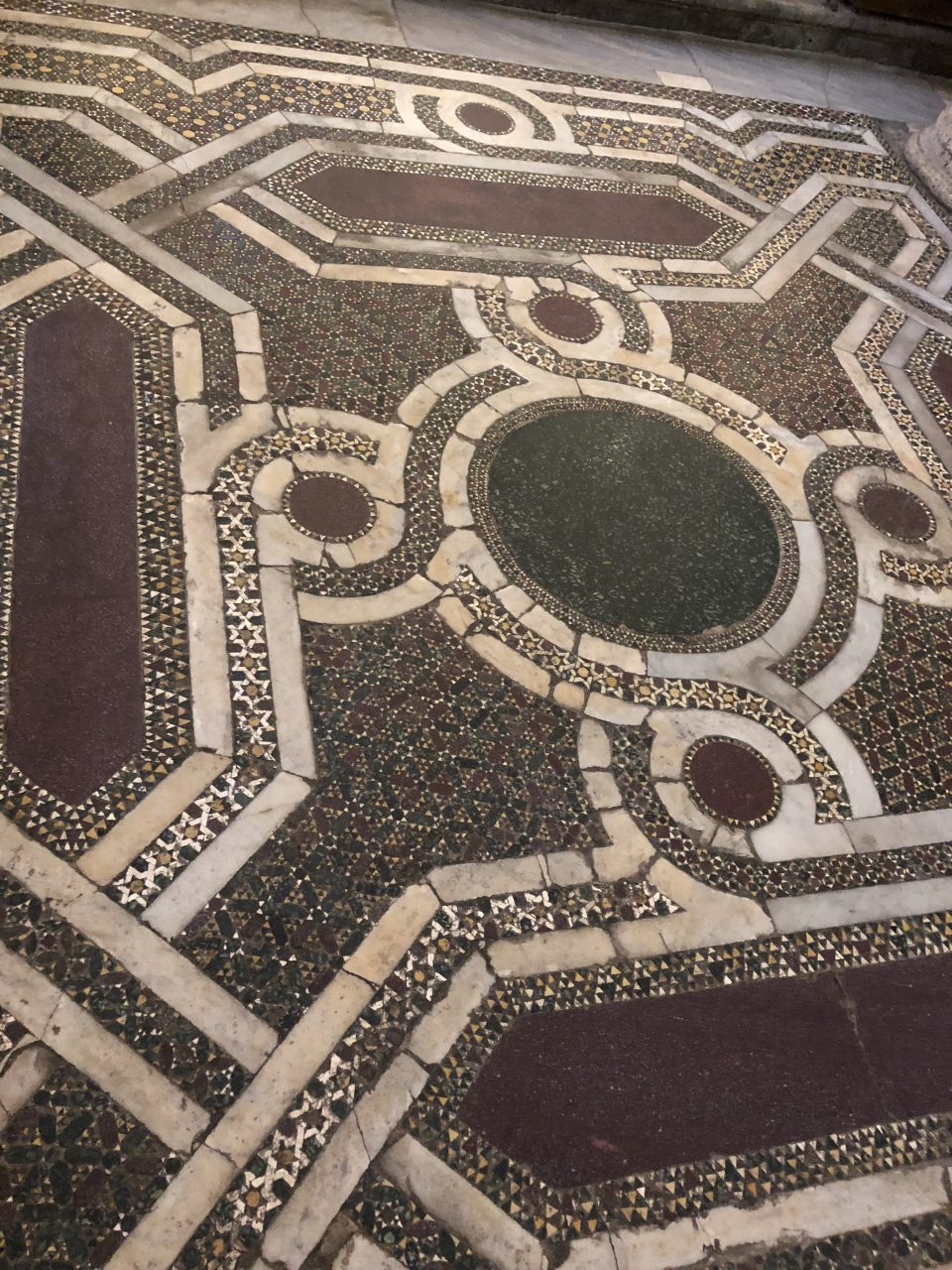 Arab-Norman floor at the Church of San Cataldo