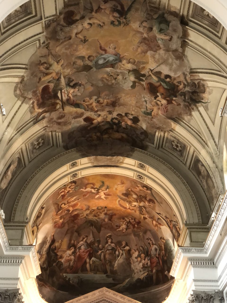 Painting above Palermo Cathedral's main altar