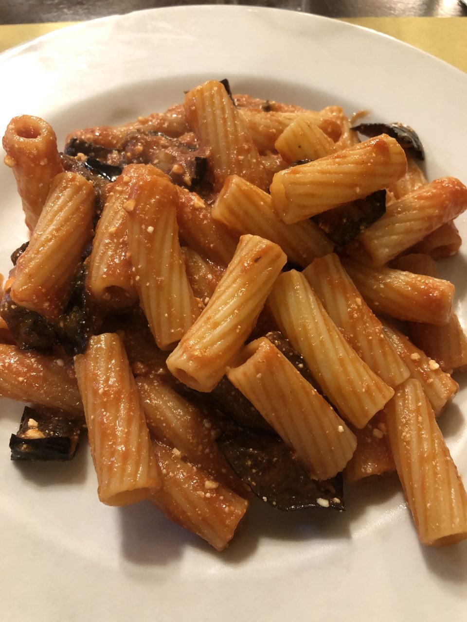 Pasta alla Norma, pasta with Aubergine
