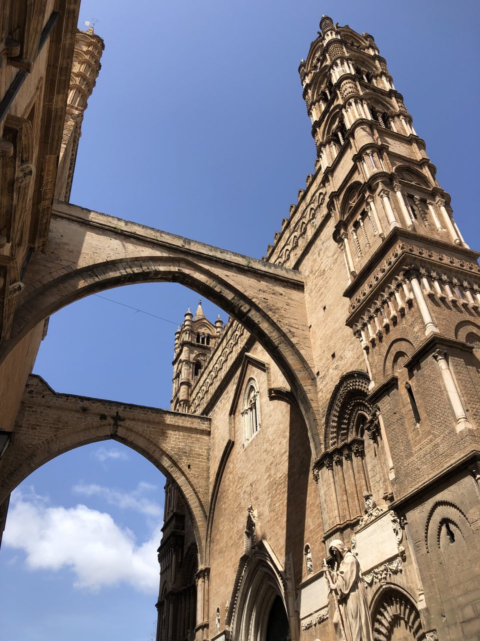 Impressive architecture at Palermo Cathedral