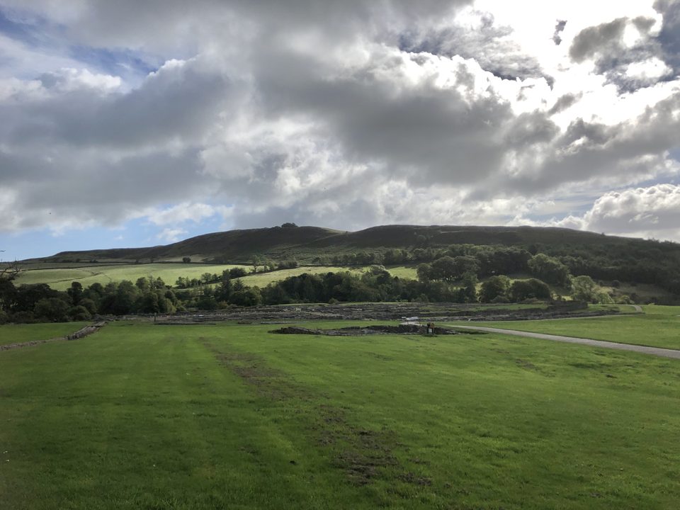 View of Vindolanda Roman Fort