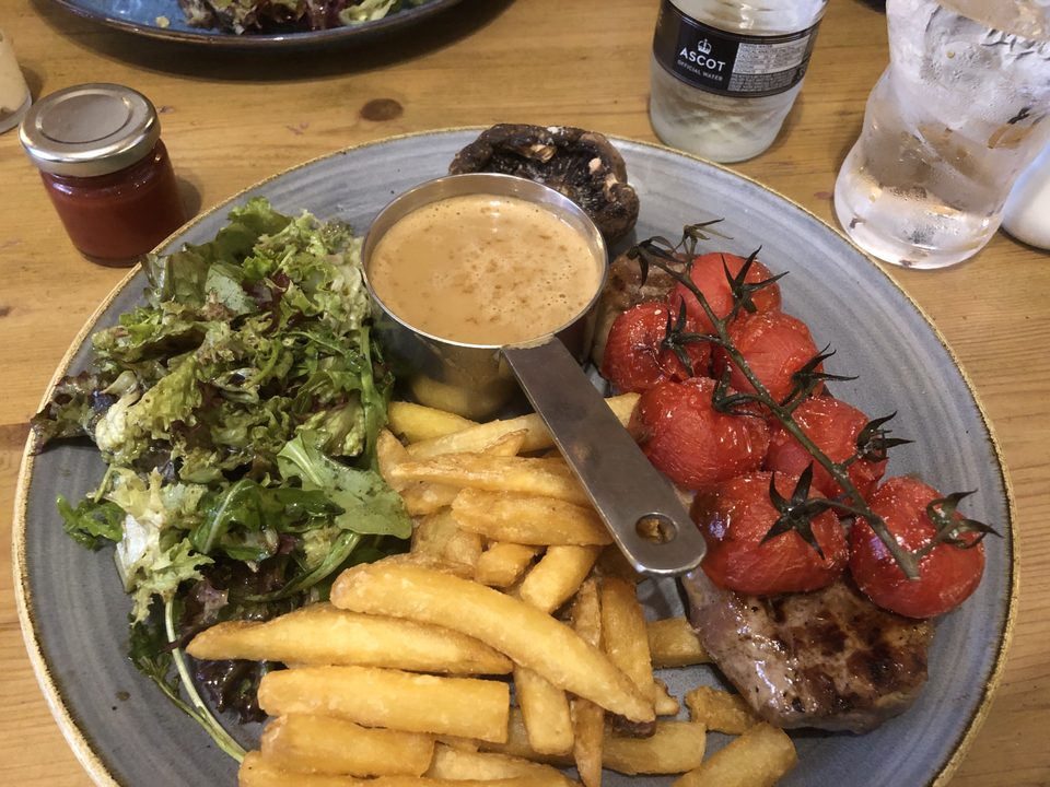 Sirloin steak at The Heart of Northumberland