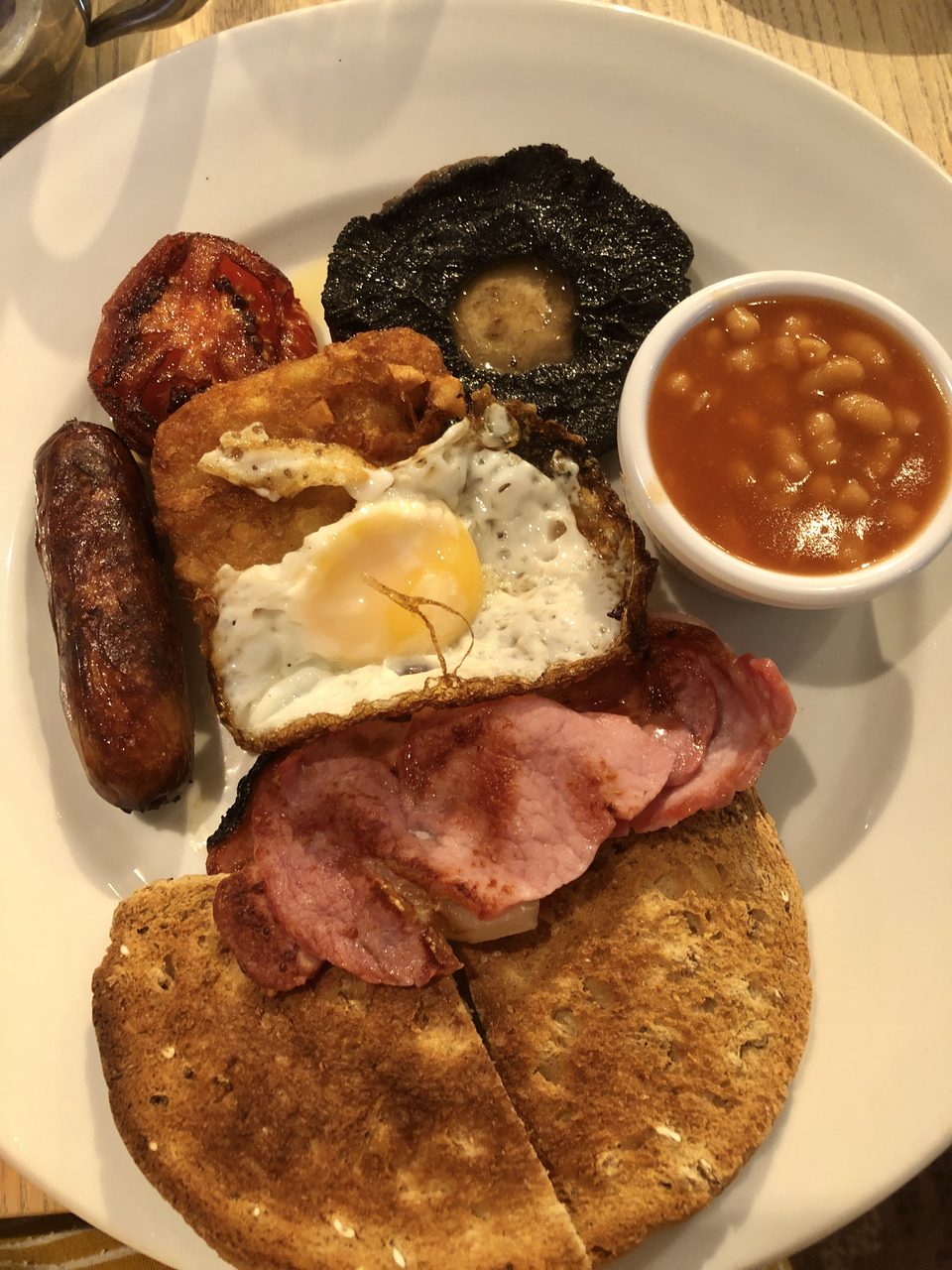 English breakfast from the County Hotel