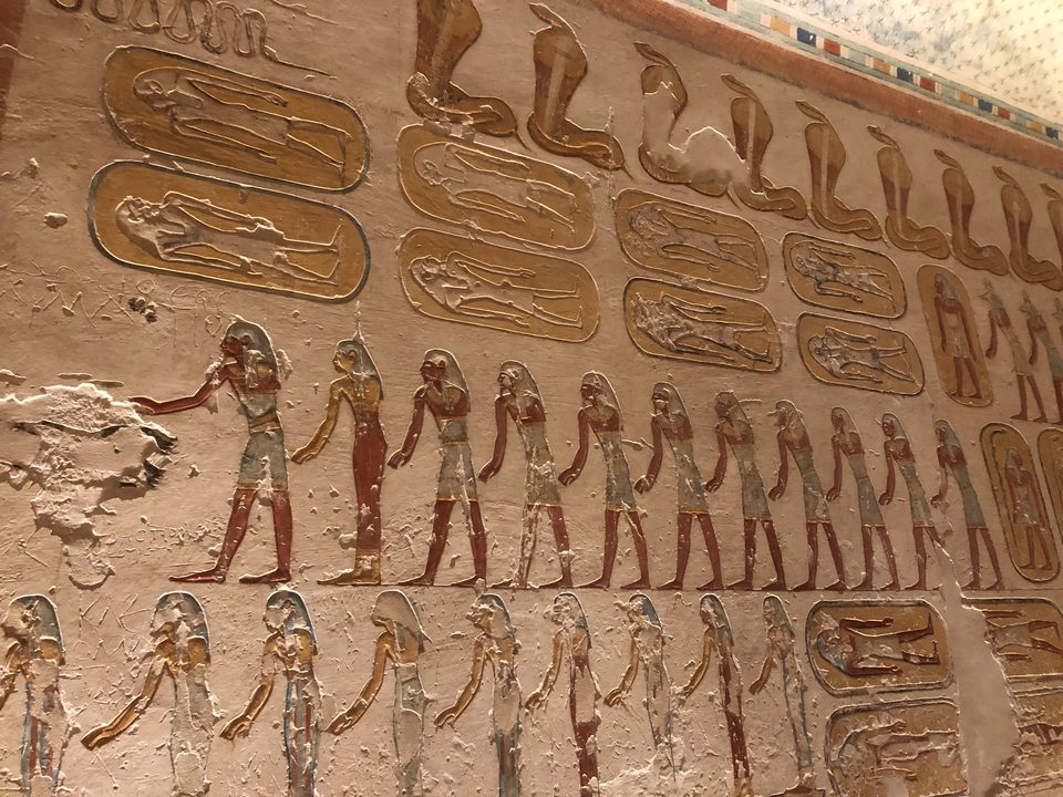 Ramesses IV tomb at the Valley of the Kings