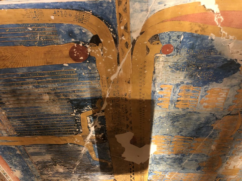 Beautiful ceilings of Ramesses IV tomb