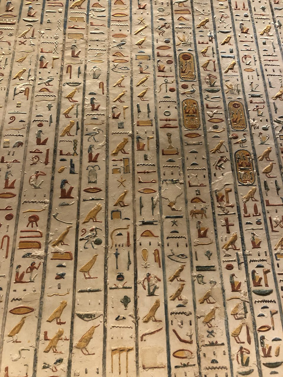 Hieroglyph at Ramesses IV tomb