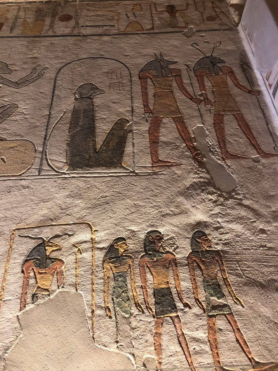 Decoration at Ramesses IX tomb