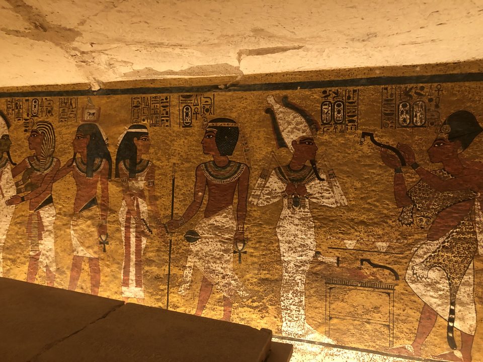 Ceiling at Tutankhamun Tomb