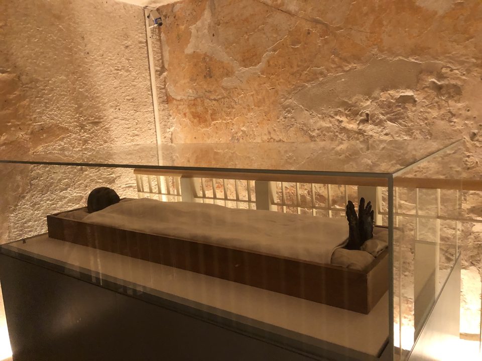The mummy of Tutankhamun