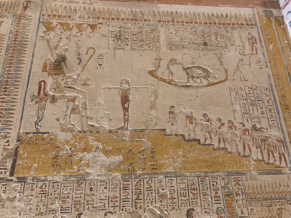 Wall of Ramesses V/VI tomb