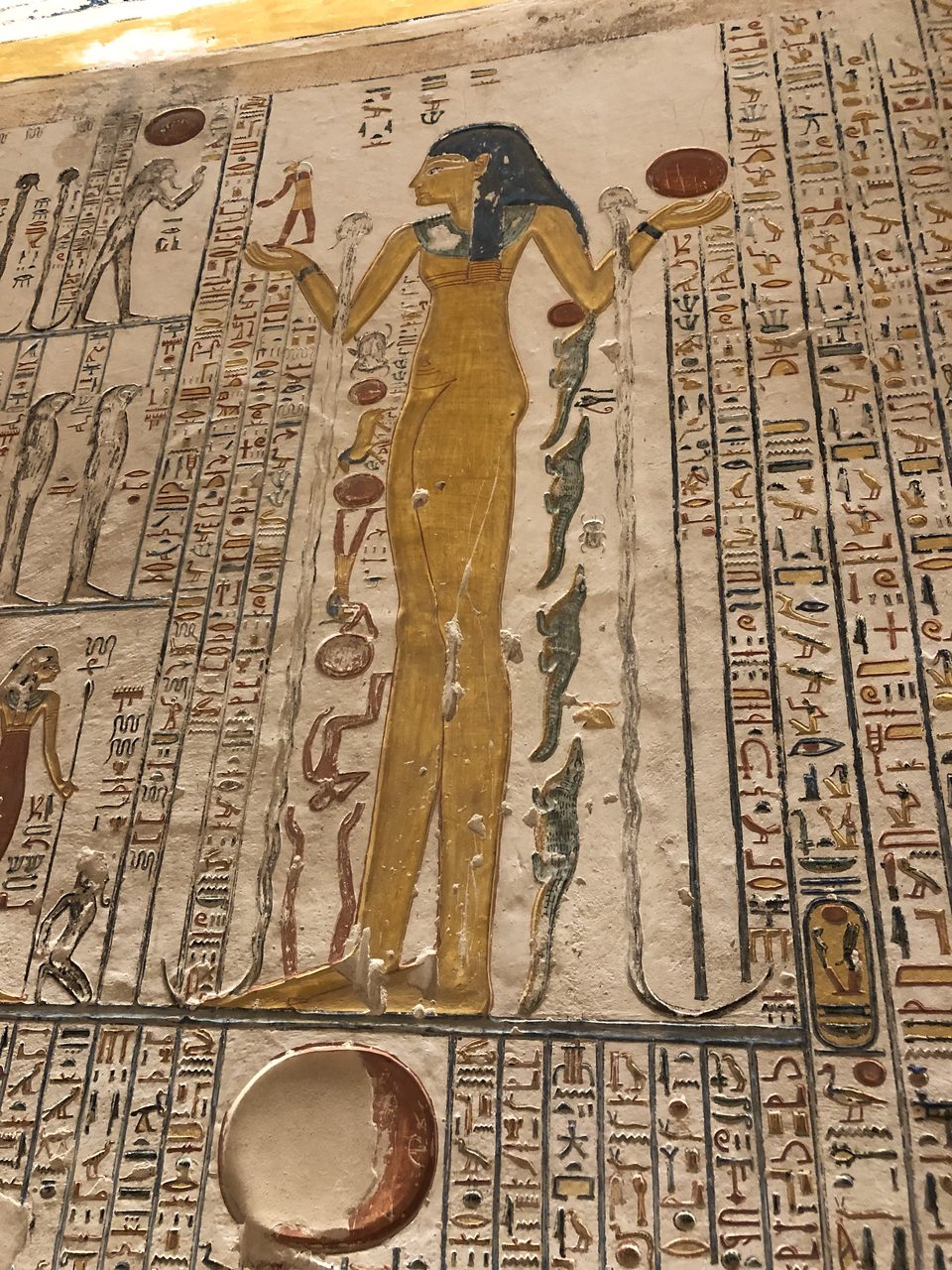 Hieroglyph at Ramesses V/VI tomb