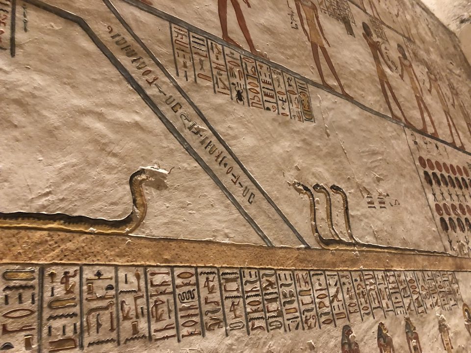 Interesting scene at Ramesses V/VI tomb