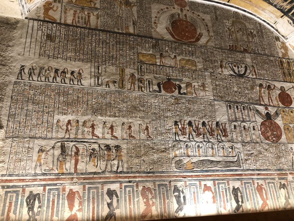 Sacred hieroglyph Ramesses V/VI tomb
