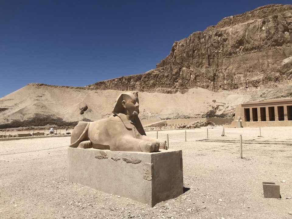 Sphinx - Processional Avenue to Temple of Hatshepsut