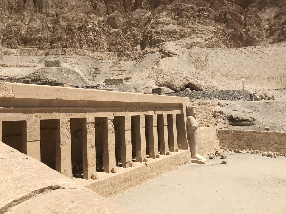 One of the terraces at Hatshepsut Temple