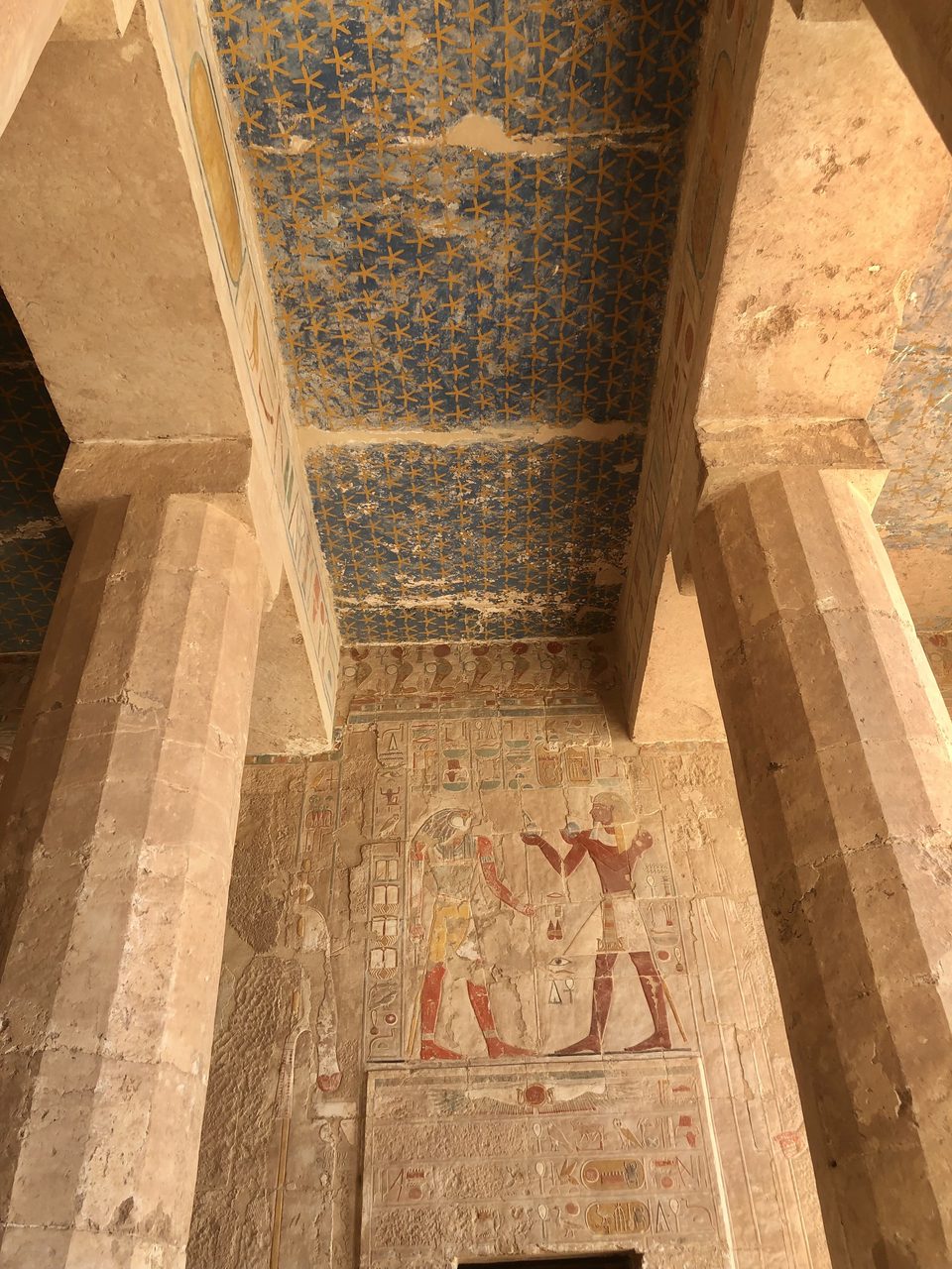 Hatshepsut with the God