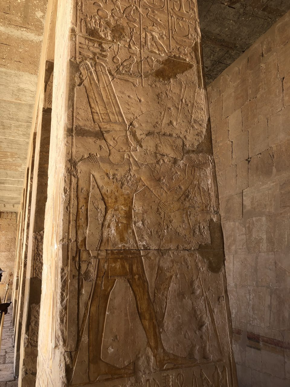 Hatshepsut image was chiselled-out by Thutmose III